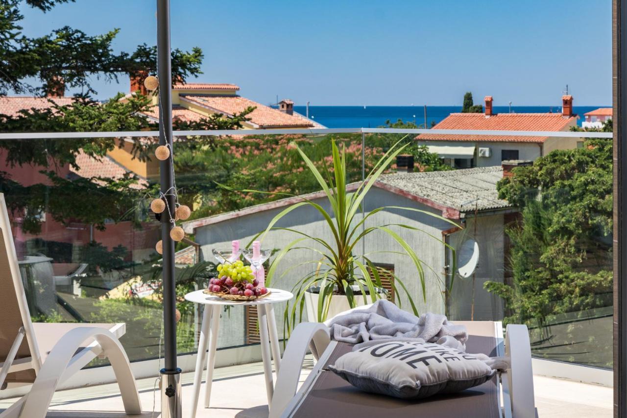 פאז'אנה Villa Elena Deluxe Mit Whirlpool Und Beheiztem Pool Am Meer Und Wunderschoenen Blick Auf Die Brijuni Inseln מראה חיצוני תמונה