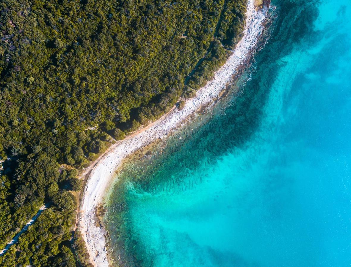 פאז'אנה Villa Elena Deluxe Mit Whirlpool Und Beheiztem Pool Am Meer Und Wunderschoenen Blick Auf Die Brijuni Inseln מראה חיצוני תמונה